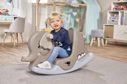 Set Spielhaus Für Die Puppe Large Doll's Play Center Natur D'Amour Baby Nurse Smoby Und Die Schaukel Elefant Mit Rutschfahrzeug Mit Sound Und Einer 32 Cm Großen Puppe -Spielzeugpuppen Geschäft 800056787 c big slon
