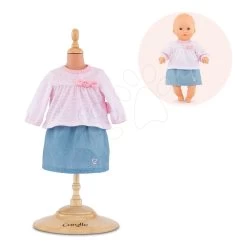 Kleidungsset Top & Skirt Bébé Corolle Für 30 Cm Puppe Ab 18 Monaten -Spielzeugpuppen Geschäft 9000110190 c corolle top skirt