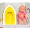 Puppe Mini Bath Plouf Corolle Mit Braunen Augen Und Mit Boot 20 Cm Ab 18 Monaten -Spielzeugpuppen Geschäft 9000120090 b corolle mini bath
