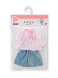 Kleidungsset Top & Skirt Mon Grand Poupon Corolle Für 36 Cm Puppe Ab 24 Monaten -Spielzeugpuppen Geschäft 9000140310 d corolle top skirt