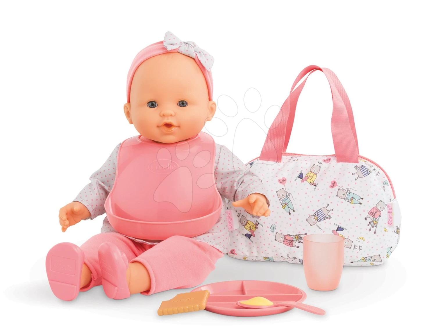 Tasche Mit Lätzchen Und Lunchpaket Mealtime Set Mon Grand Poupon Corolle Für 36-42 Cm Puppe Ab 24 Monaten 2 Tasche Mit Lätzchen Und Lunchpaket Mealtime Set Mon Grand Poupon Corolle Für 36-42 Cm Puppe Ab 24 Monaten