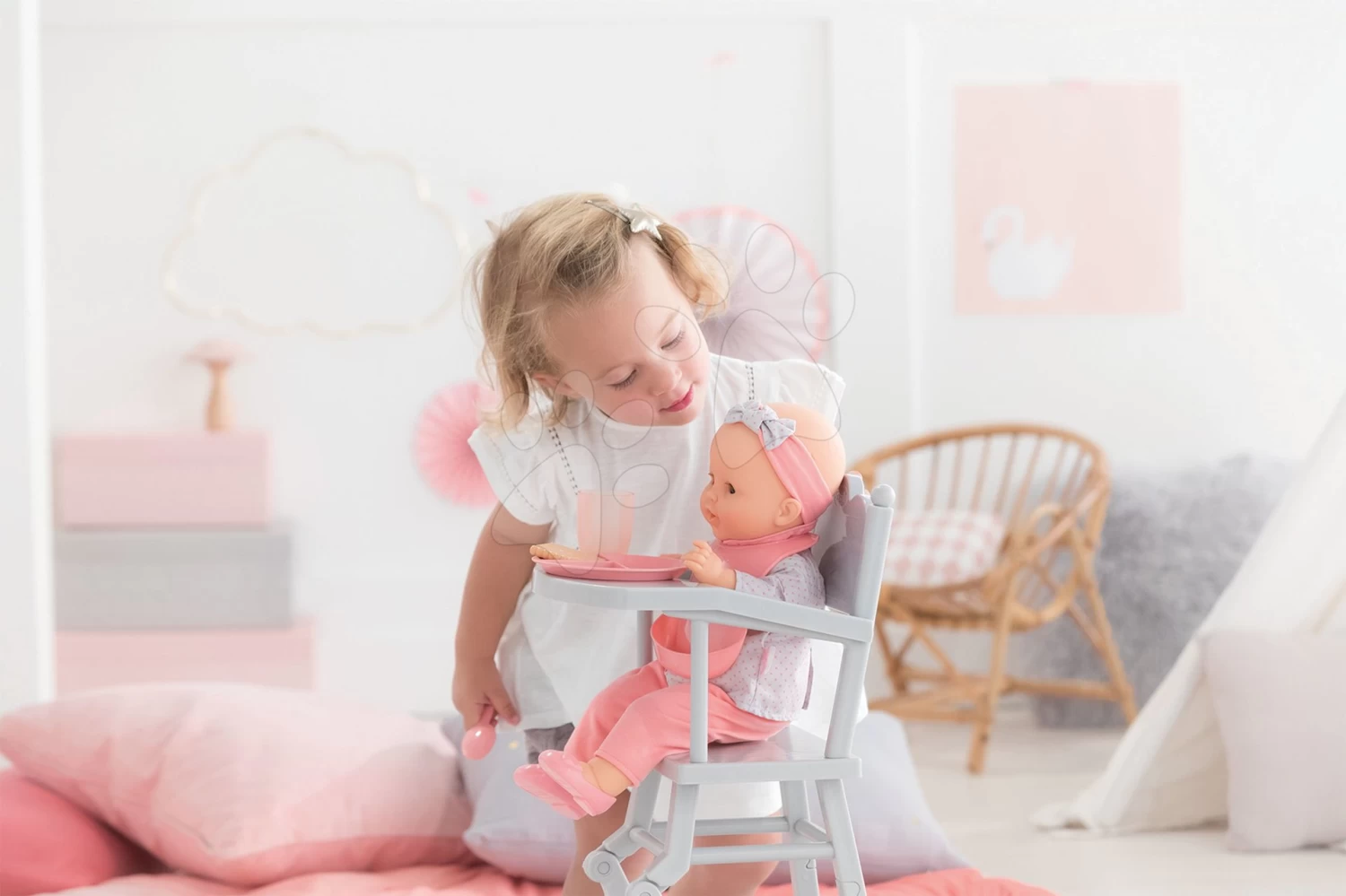 Tasche Mit Lätzchen Und Lunchpaket Mealtime Set Mon Grand Poupon Corolle Für 36-42 Cm Puppe Ab 24 Monaten 3 Tasche Mit Lätzchen Und Lunchpaket Mealtime Set Mon Grand Poupon Corolle Für 36-42 Cm Puppe Ab 24 Monaten – Bild 2
