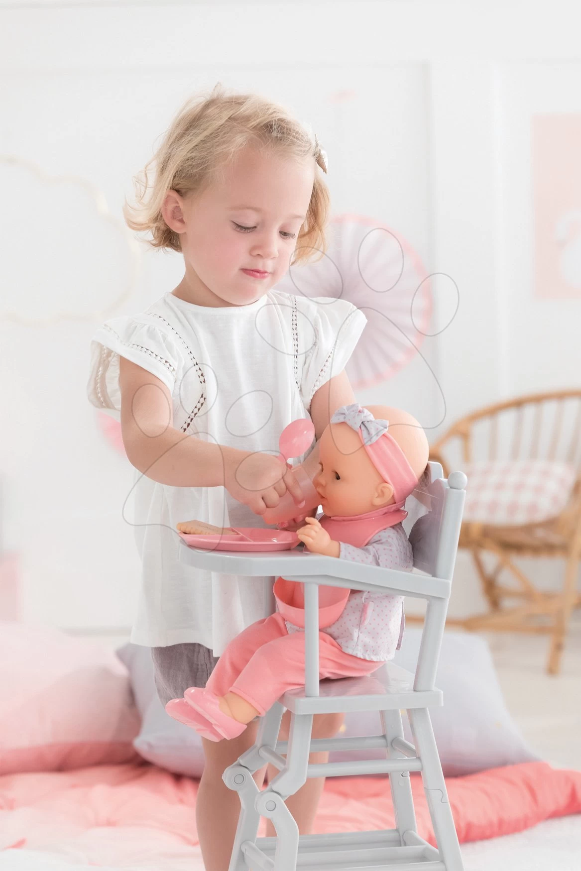 Tasche Mit Lätzchen Und Lunchpaket Mealtime Set Mon Grand Poupon Corolle Für 36-42 Cm Puppe Ab 24 Monaten 6 Tasche Mit Lätzchen Und Lunchpaket Mealtime Set Mon Grand Poupon Corolle Für 36-42 Cm Puppe Ab 24 Monaten – Bild 5