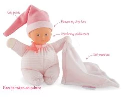 Puppe Minirêve Mon Doudou Corolle Pink Striped 16 Cm Ab 0 Monaten