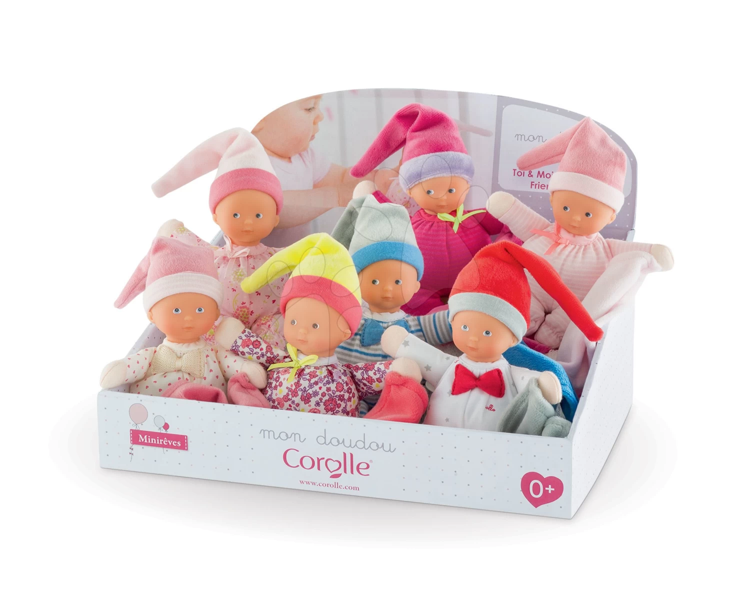 Puppe Minirêve Mon Doudou Corolle Grenadine Striped 16 Cm Ab 0 Monaten 4 Puppe Minirêve Mon Doudou Corolle Grenadine Striped 16 Cm Ab 0 Monaten – Bild 2