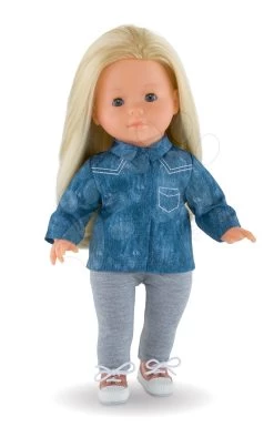 Kleidung Shirt Blue Ma Corolle Für 36 Cm Puppe Ab 4 Jahren -Spielzeugpuppen Geschäft dpb78 c corolle blue shirt