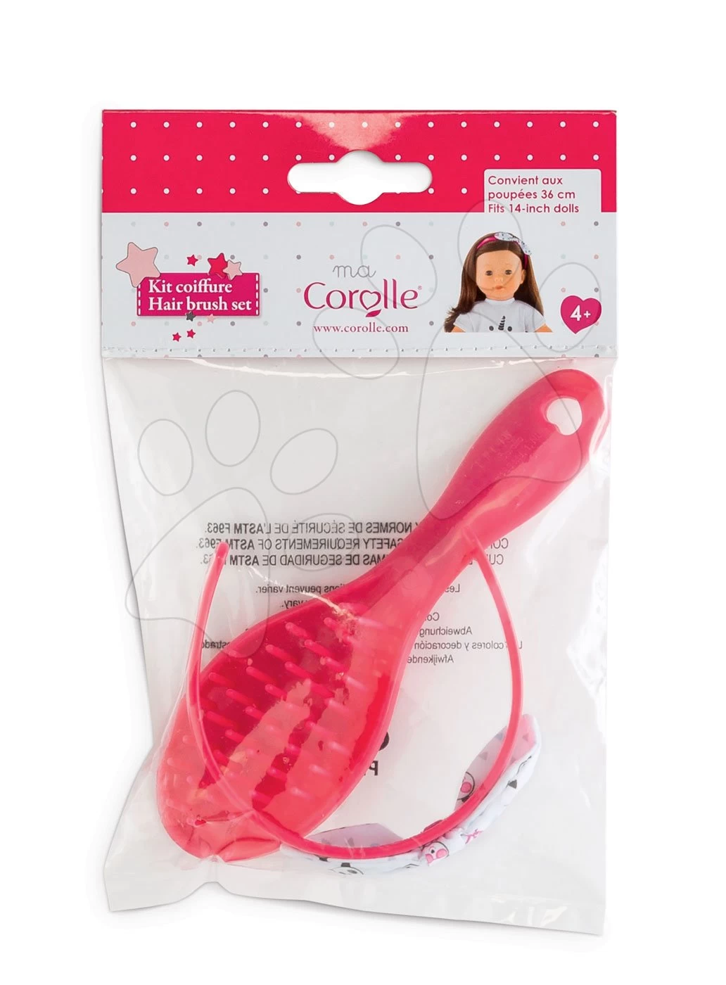 Stirnband Mit Haarbürste Hair Brush Set Pink Ma Corolle Für 36 Cm Puppe Ab 4 Jahren 6 Stirnband Mit Haarbürste Hair Brush Set Pink Ma Corolle Für 36 Cm Puppe Ab 4 Jahren – Bild 4