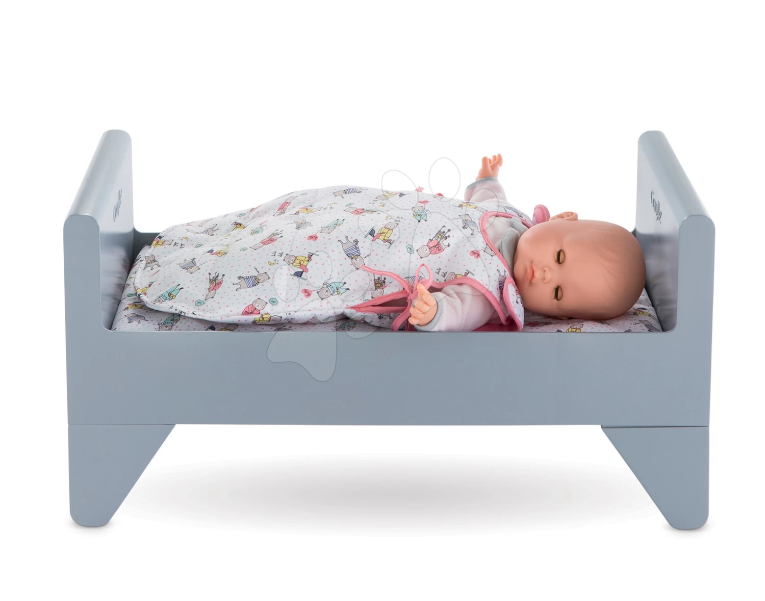 Kinderbett Mon Premier Poupon Bébé Corolle Mit Kissen Und Steppdecke Für 30-42 Cm Große Puppe Ab 18 Monaten