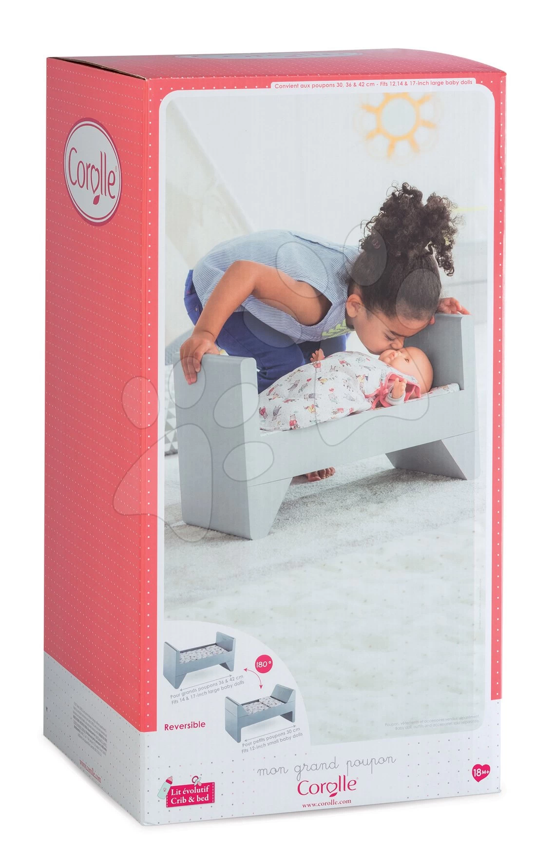 Kinderbett Mon Premier Poupon Bébé Corolle Mit Kissen Und Steppdecke Für 30-42 Cm Große Puppe Ab 18 Monaten 21 Kinderbett Mon Premier Poupon Bébé Corolle Mit Kissen Und Steppdecke Für 30-42 Cm Große Puppe Ab 18 Monaten – Bild 19