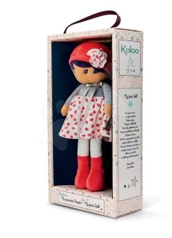 Puppe Für Babys Jade K Tendresse Kaloo 25 Cm Im Herzmusterkleid Aus Feinem Textil Im Geschenkkarton Ab 0 Monaten