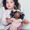 Stoffpuppe Mia Rag Doll ThreadBear 35 Cm Aus Feiner Weicher Baumwolle Mit Dunklen Haaren -Spielzeugpuppen Geschäft tb4051 b threadbear babika